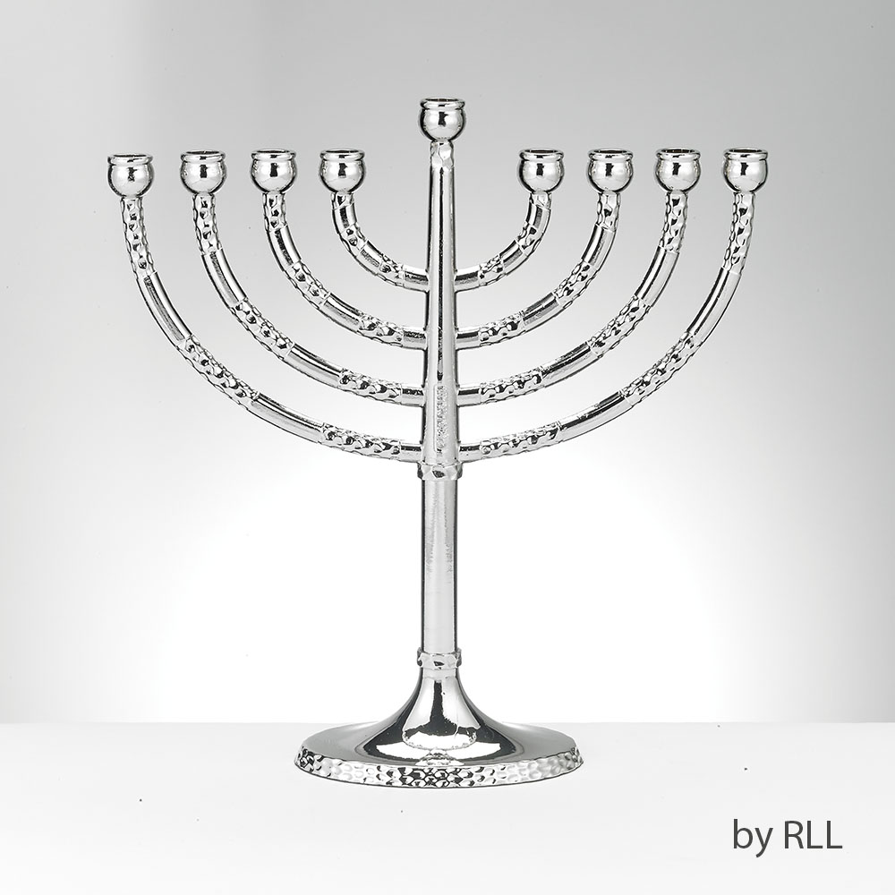 Picture of Rite Lite MP-74 7 x 8 in. Hammered Accents Classic Elegance Menorah - Pack of 3