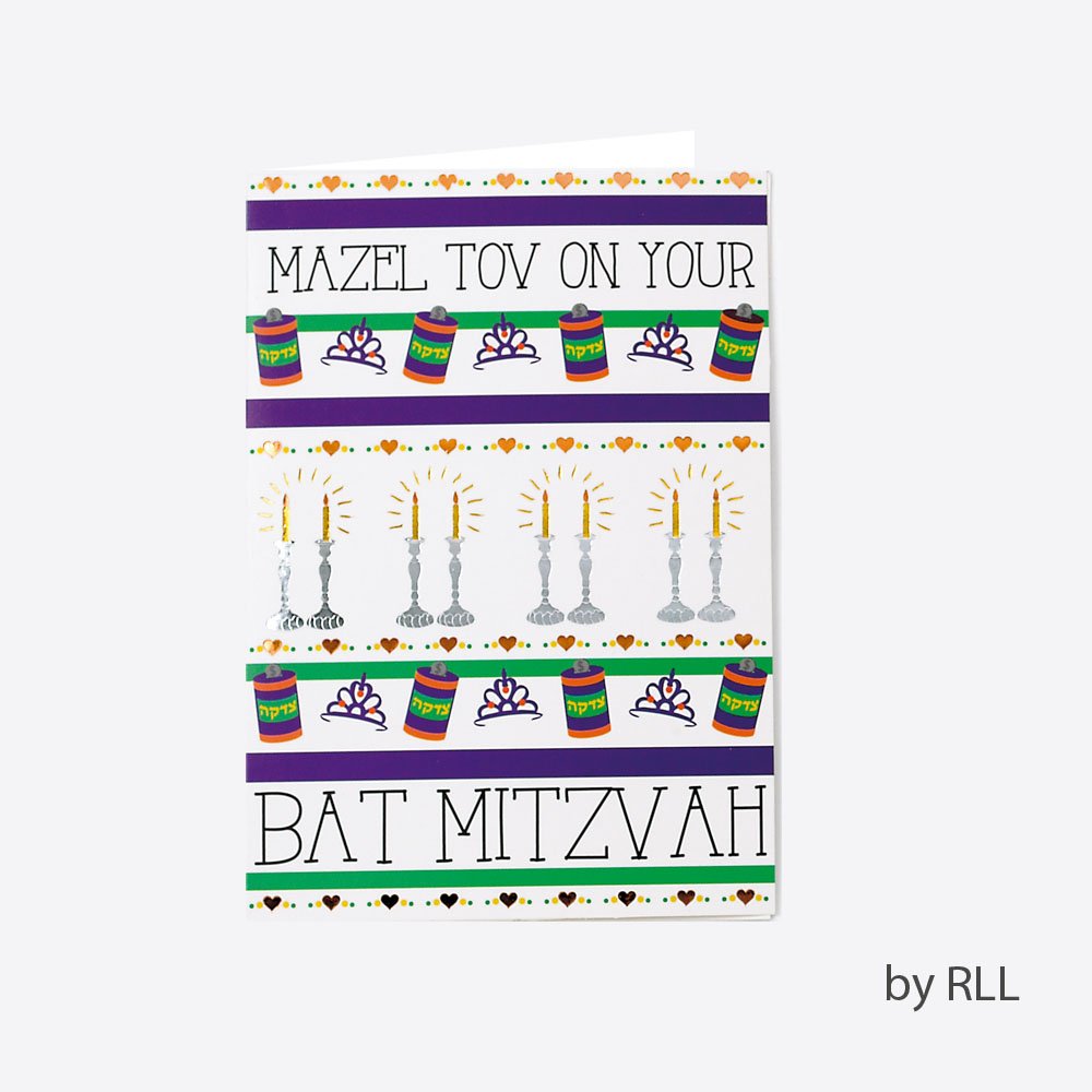 Picture of Rite Lite E2032 Bat Mitzvah Card - Pack of 12