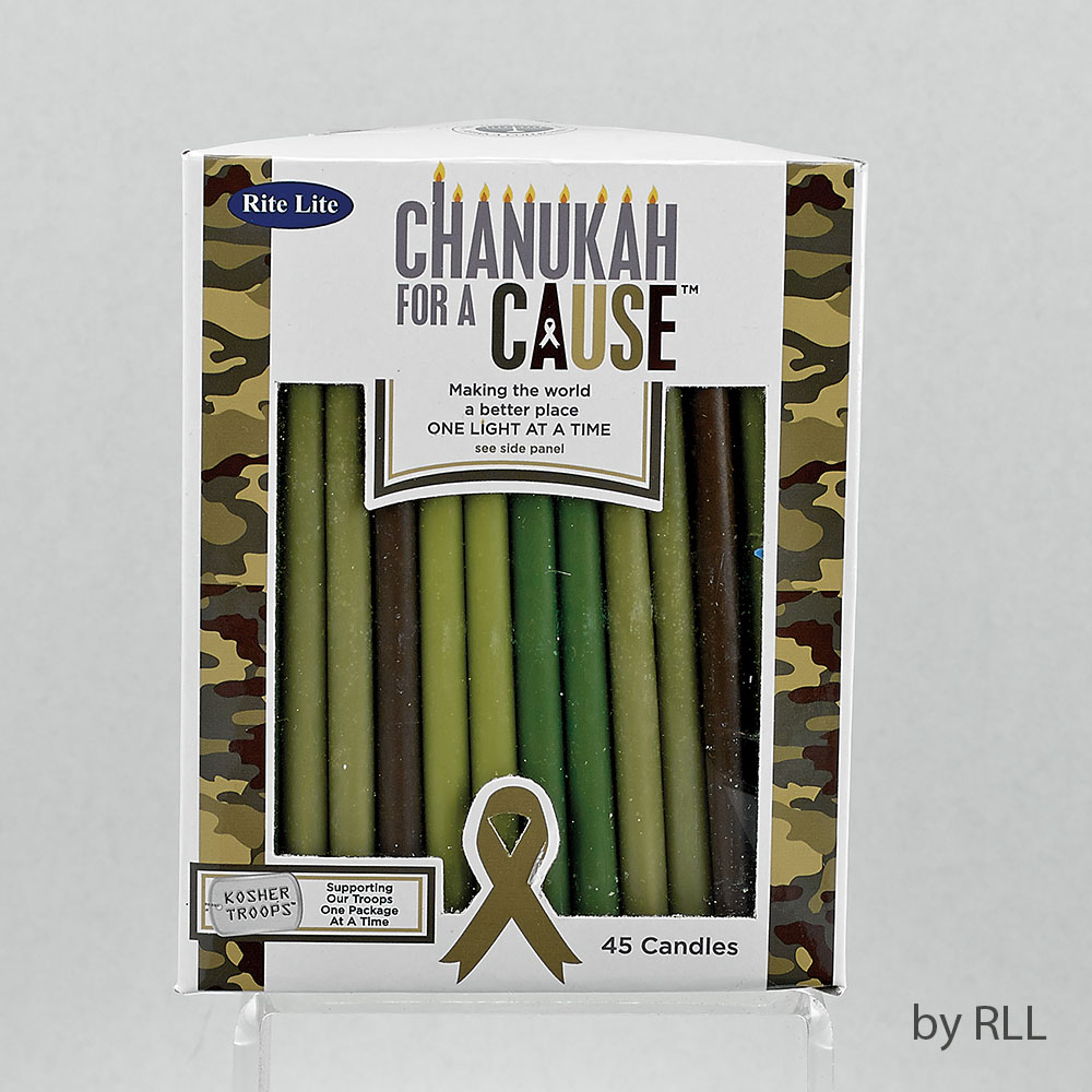 Picture of Rite Lite C-10-CAMO Chanukah for A Cause TM Candles, Camo - Pack of 12