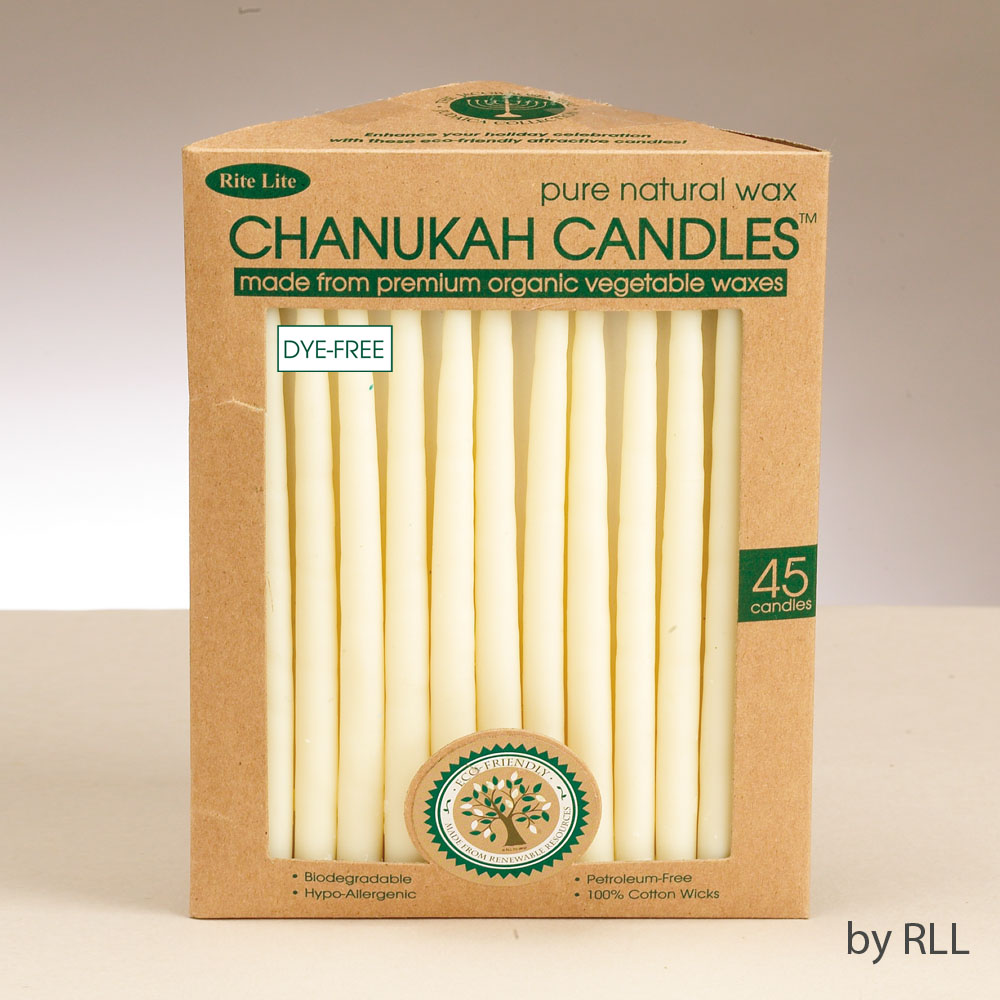 Picture of Rite Lite C-23-IN2 Chanukah Candles-Organic Vegetable Wax&#44; Ivory - Pack of 6