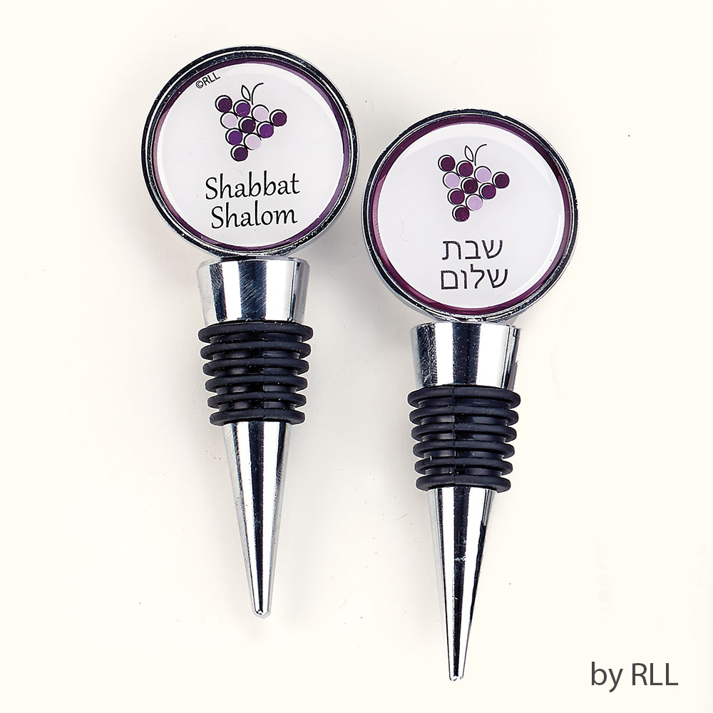 Picture of Rite Lite WA-2 4 in. Deluxe Wine Topper&#44; Shabbat Shalom&#44; Gift Box Case Pack Of 6