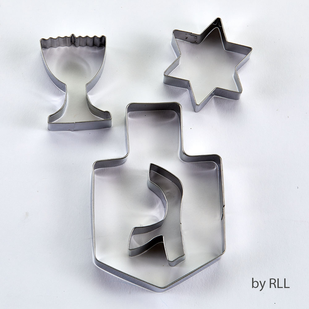 Picture of Rite Lite KWC-19165 6 x 5 ft. Chanukah Stainless Cookie Cutters&#44; 4 Asstorted Shapes - Pack of 6