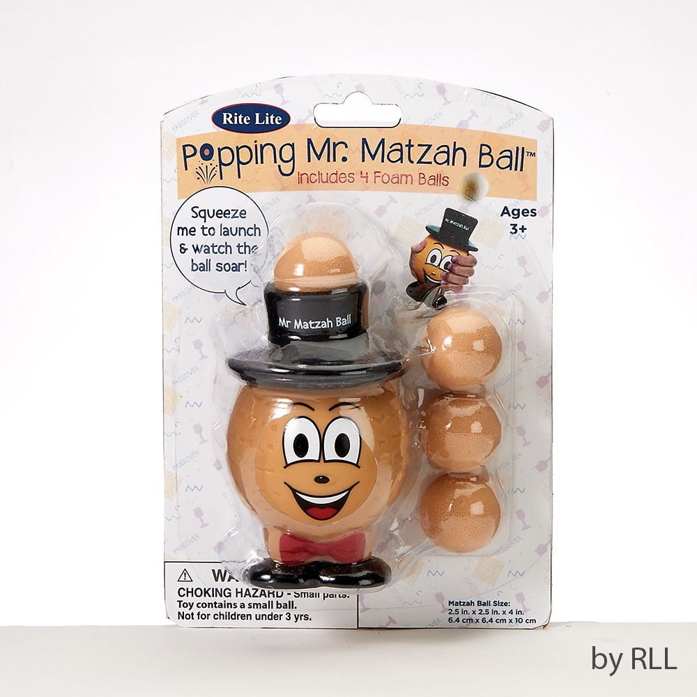 TYPP-POP Popping Mr. Matzah Ball - Includes 4 Balls