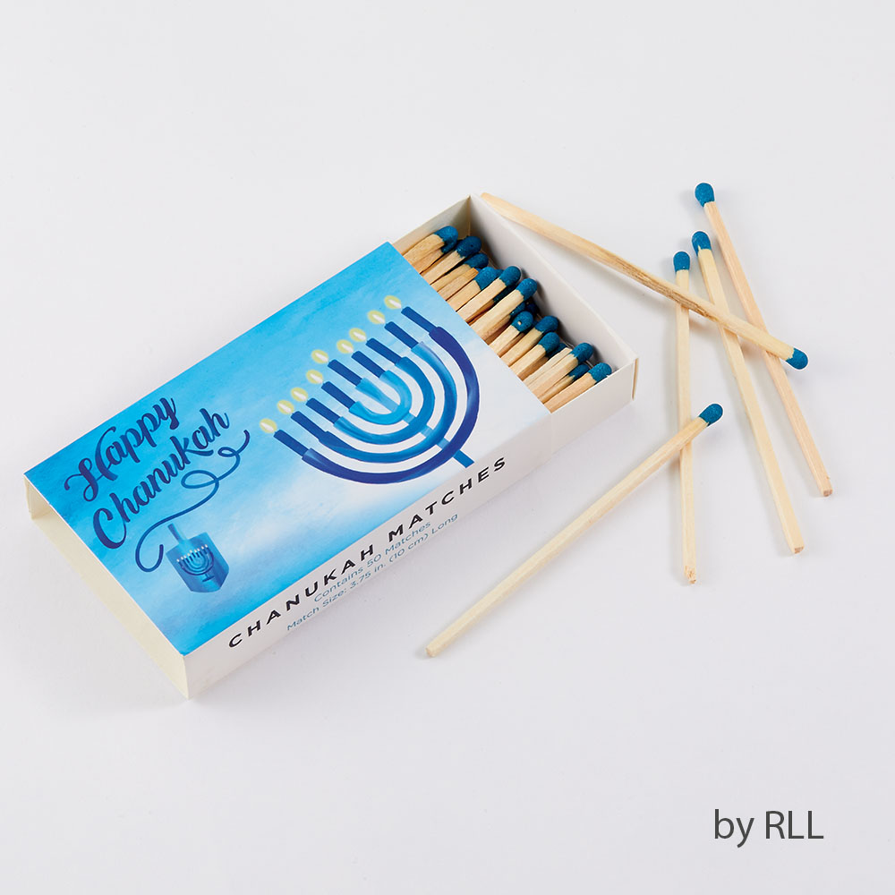 Picture of Rite Lite C-MATCH-5 4.25 ft. Rectangular Chanukah Matches&#44; Sapphire - Pack of 12 - 50 Piece