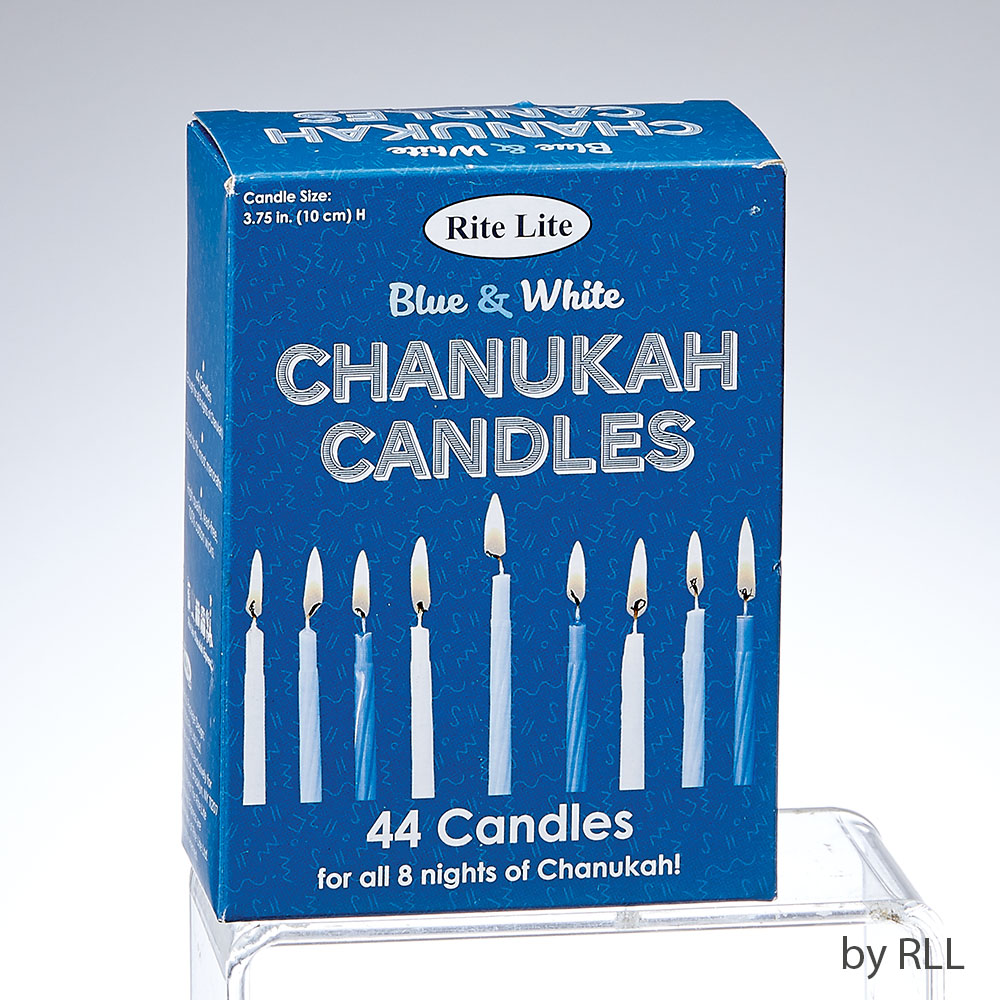 Picture of Rite Lite C-2-BWN2 Chanukah Candles&#44; Blue & White - Pack of 44