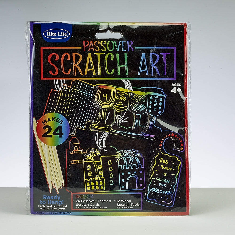 TYKP-SCRATCH-2 Passover Scratch Paper Kit - Makes 24