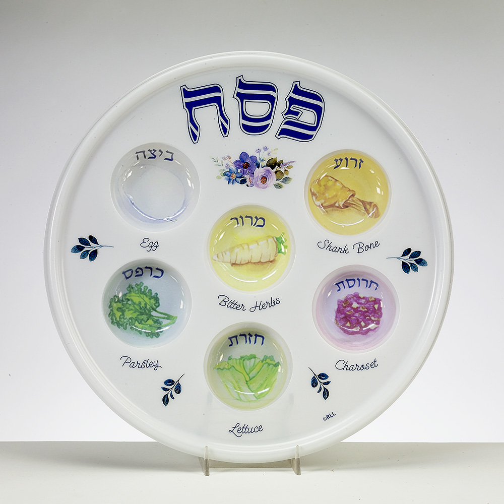 Picture of Rite Lite PP-14170 10.5 in. Label Classic Poly Disposable Seder Plate