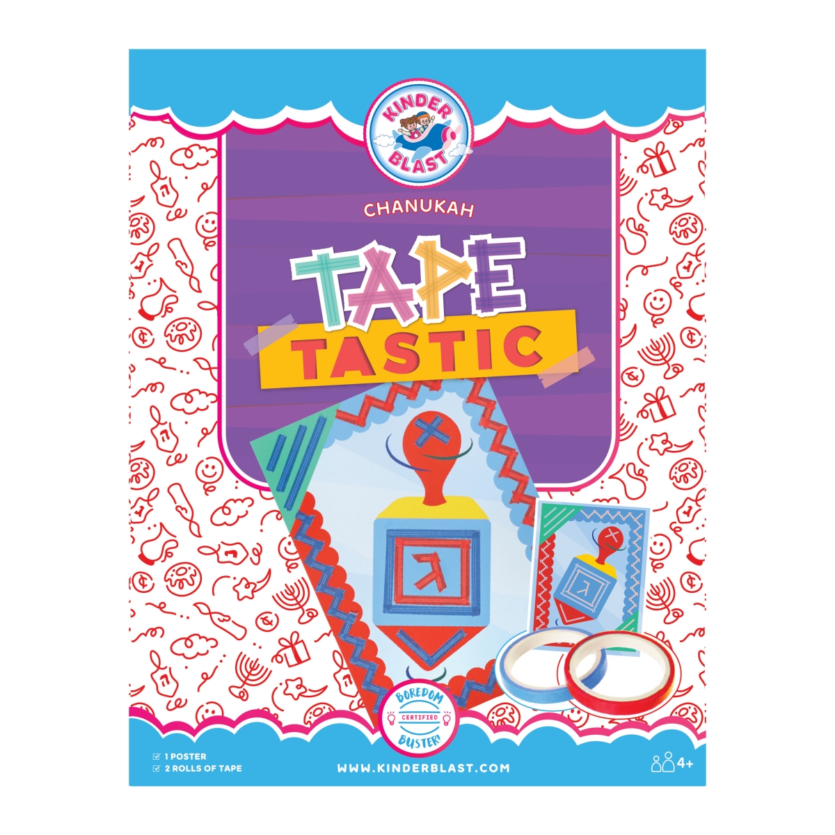 Chanukah Tape Tastic Craft