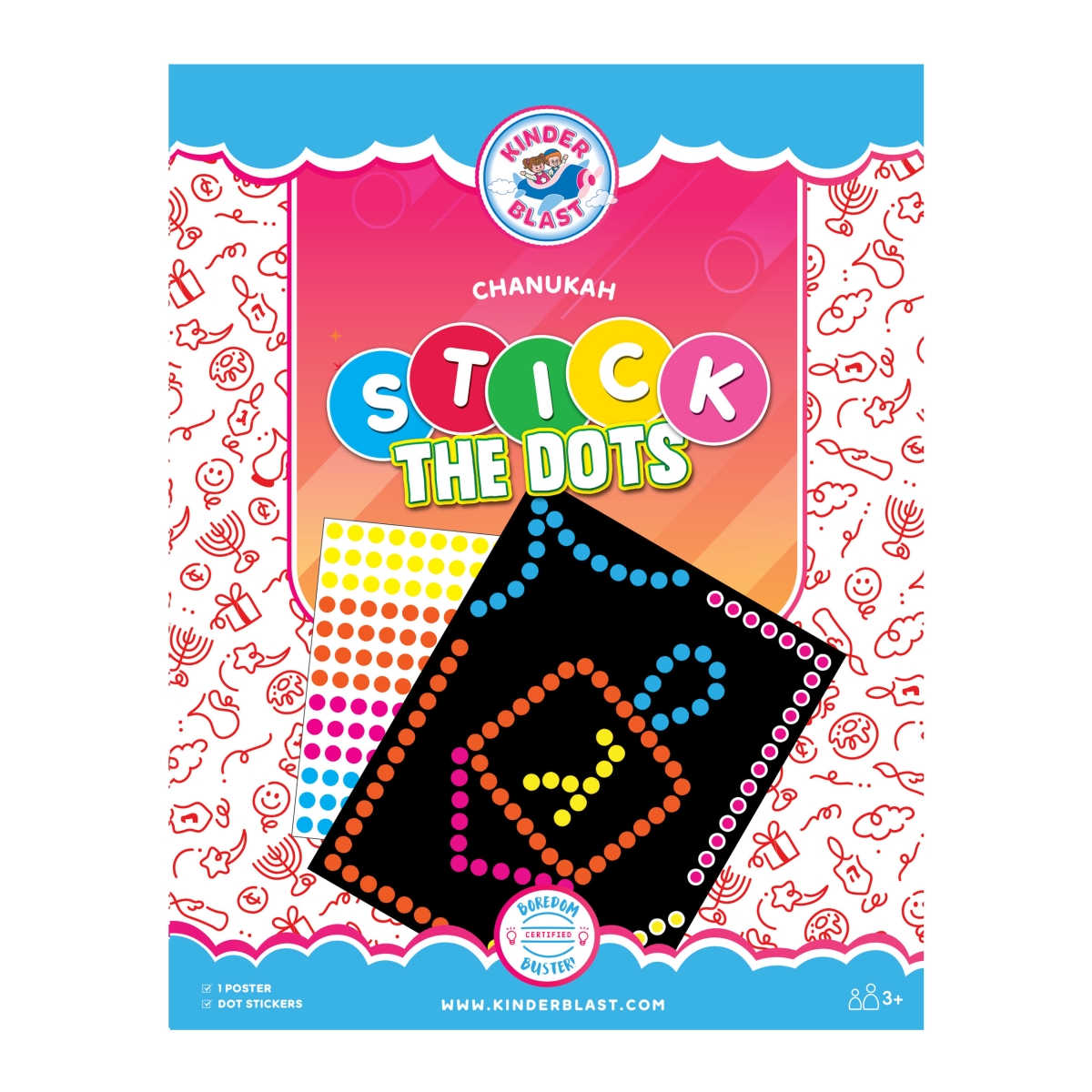 Chanukah Stick the Dots Craft