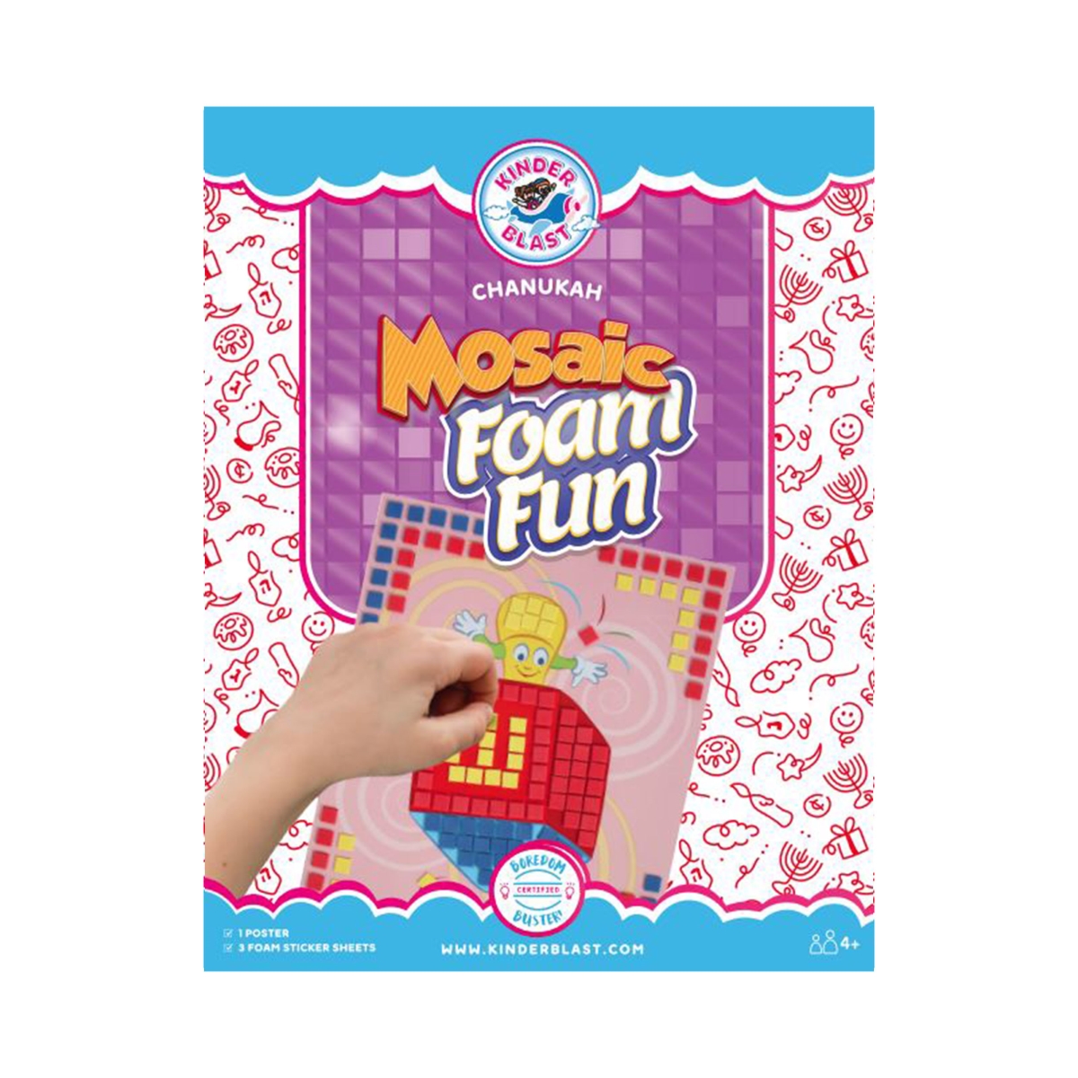 Mosaic Chanukah Foam Fun Craft