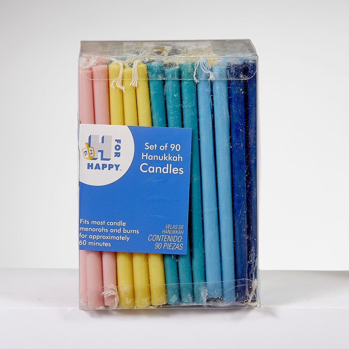 Picture of Rite Lite C-10-VALU-CON2 Deluxe Chanukah Candles&#44; Multi Color - Box of 90