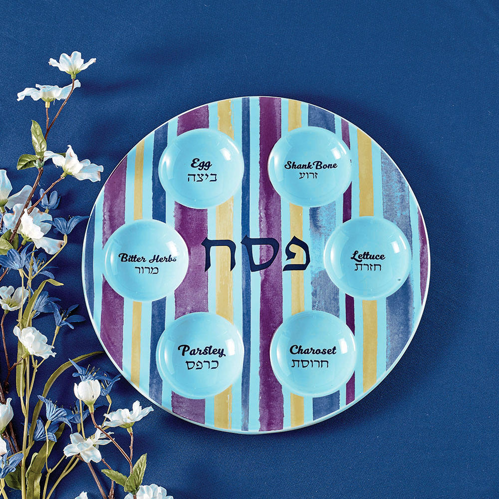 Picture of Rite Lite PPSW-81 12 in. Josephs Coat Ceramic Seder Plate - Color Box