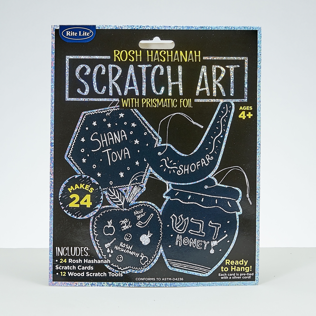 Rosh Hashanah Scratch Art
