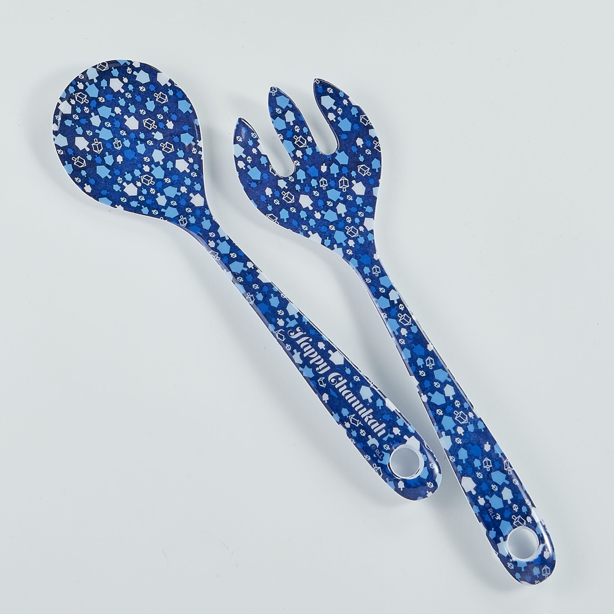 Picture of Rite Lite 80302 11 in. Chanukah Mosaic Melamine Server Set&#44; Set of 2 - Pack of 6