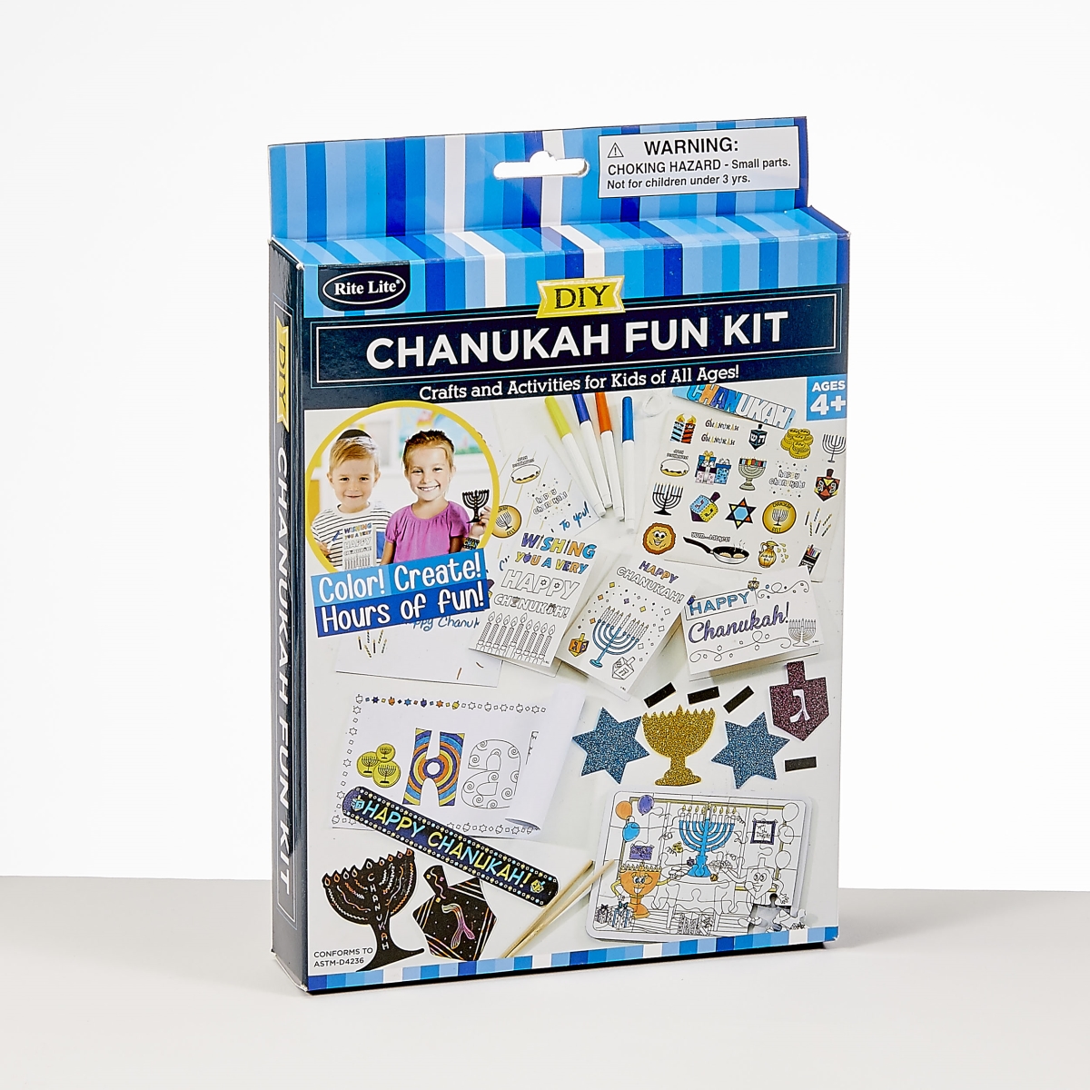 Picture of Rite Lite TYK-ACT-2 9 x 6 in. DIY Chanukah Fun Kit with 9 Crafts & Activities&#44; Pack of 6