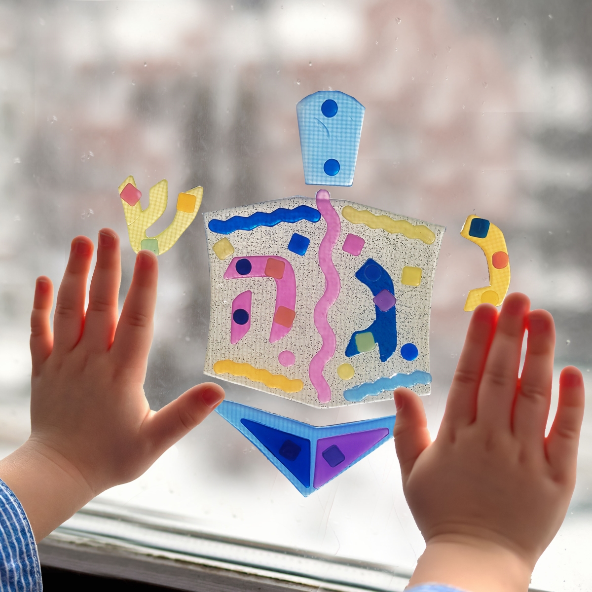Picture of Rite Lite TYK-GEL 6.5 x 10.25 in. DIY Build Your Own Dreidel Gel Decor&#44; 37 Piece - Pack of 12