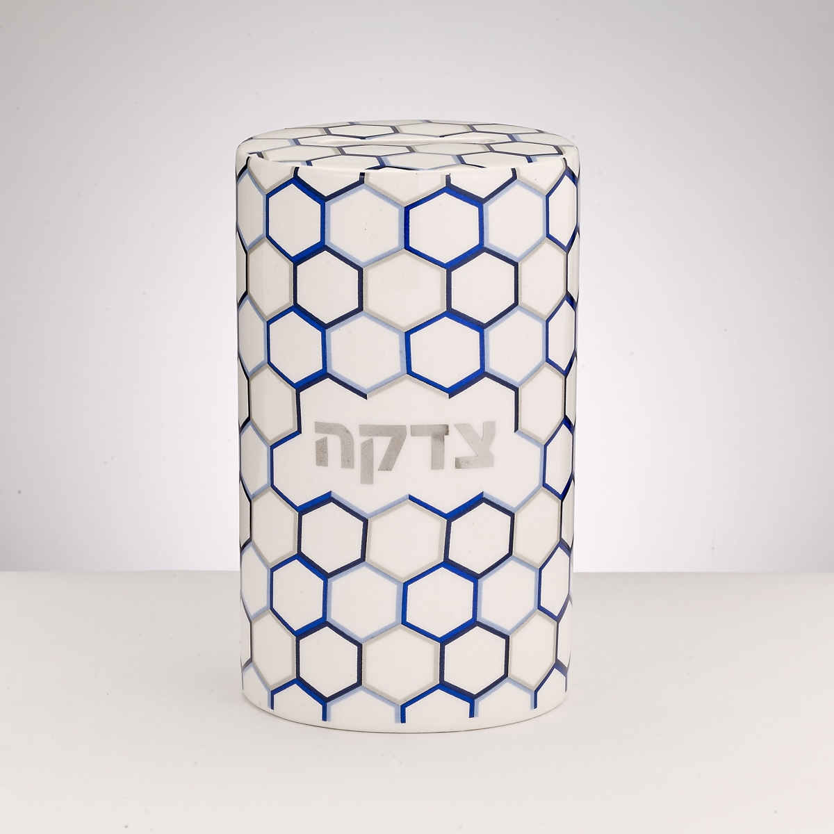 Picture of Rite Lite TBYW-4 5.5 in. Honeycomb Design with Silver Accents Ceramic Tzedakah Box&#44; Pack of 3