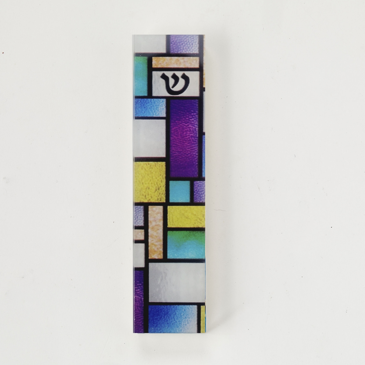 Picture of Rite Lite MZGLA-4 5.5 in. Art Stained Glass Mezuzah Case&#44; Pack of 3