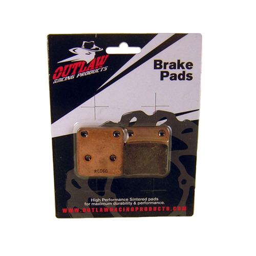 OR140 Rear Sintered Brake Pads, 1988-2015 -  Outlaw Racing