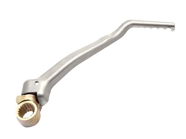 Outlaw Racing OR4473S Billet Aluminum Kick Starter Lever Pedal Silver Compatible with Honda CRF150R / CRF150R Expert 2007-2017