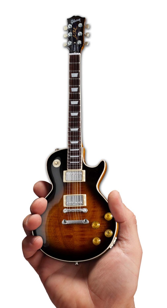 Picture of Axe Heaven AXH-GG-122 10 in. Gibson 1959 Les Paul Traditional Tobacco Burst Collectible Mini Guitar