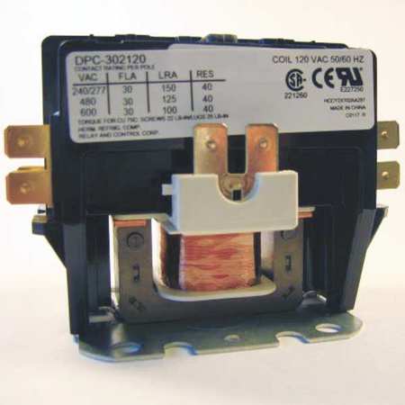 Definite Purpose Contactor, 30 amp, 2 Pole 208-240 V