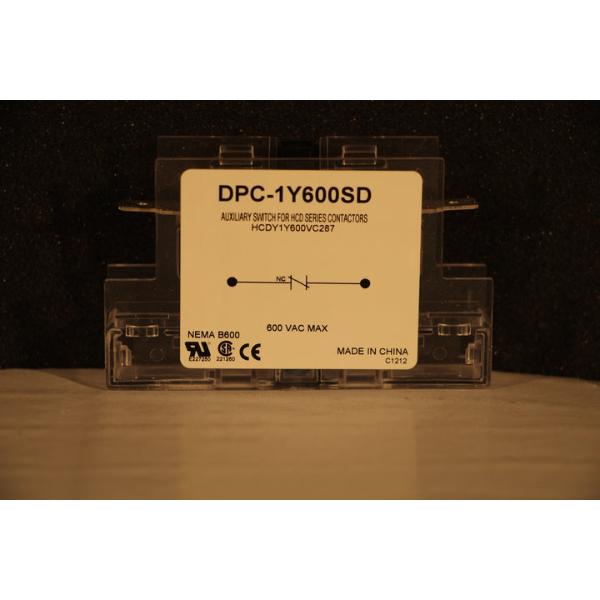 DPC-1Y600SD Definite Purpose Contactors - HVAC Models 1Nc - Auxiliary Switch 75-90-120A