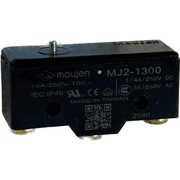 MJ2-1300 Microswitch Momentary Contacts - Single Pole - Double Throw 15A, 125, 250 or 480 VAC