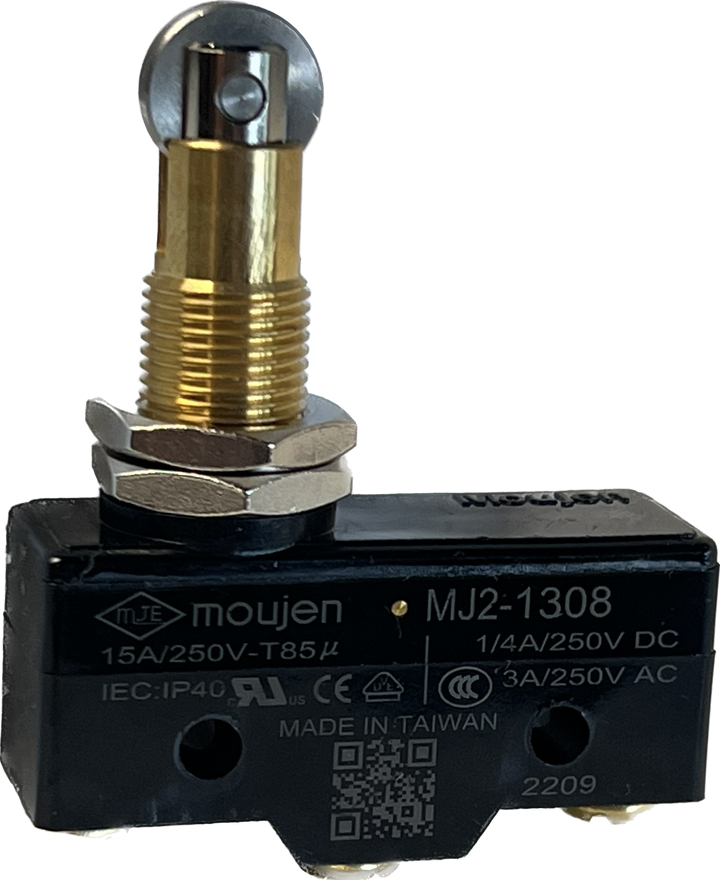 MJ2-1308 Microswitch Momentary Contacts - Single Pole - Double Throw 15A, 125, 250 or 480 VAC