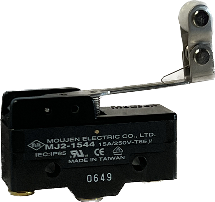 MJ2-1544 Microswitch - Sensitivity Adjustable Momentary Contacts - Single Pole -Double Throw 15A, 125, 250 or 480 VAC