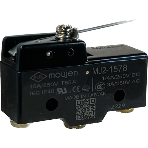 MJ2-1578 Microswitch Momentary Contacts - Single Pole - Double Throw 15A, 125, 250 or 480 VAC