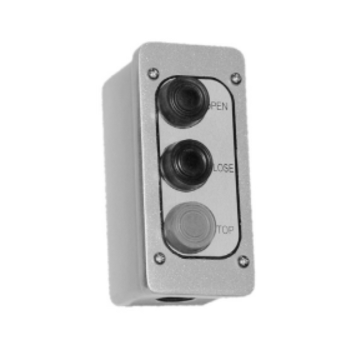 PBT-3 Commercial Controls - Exterior Surface Mount - Open-Close-Stop - O-C are N-O - S is N-C NEMA 3R, 4, 12 6A - 125 & 250VAC