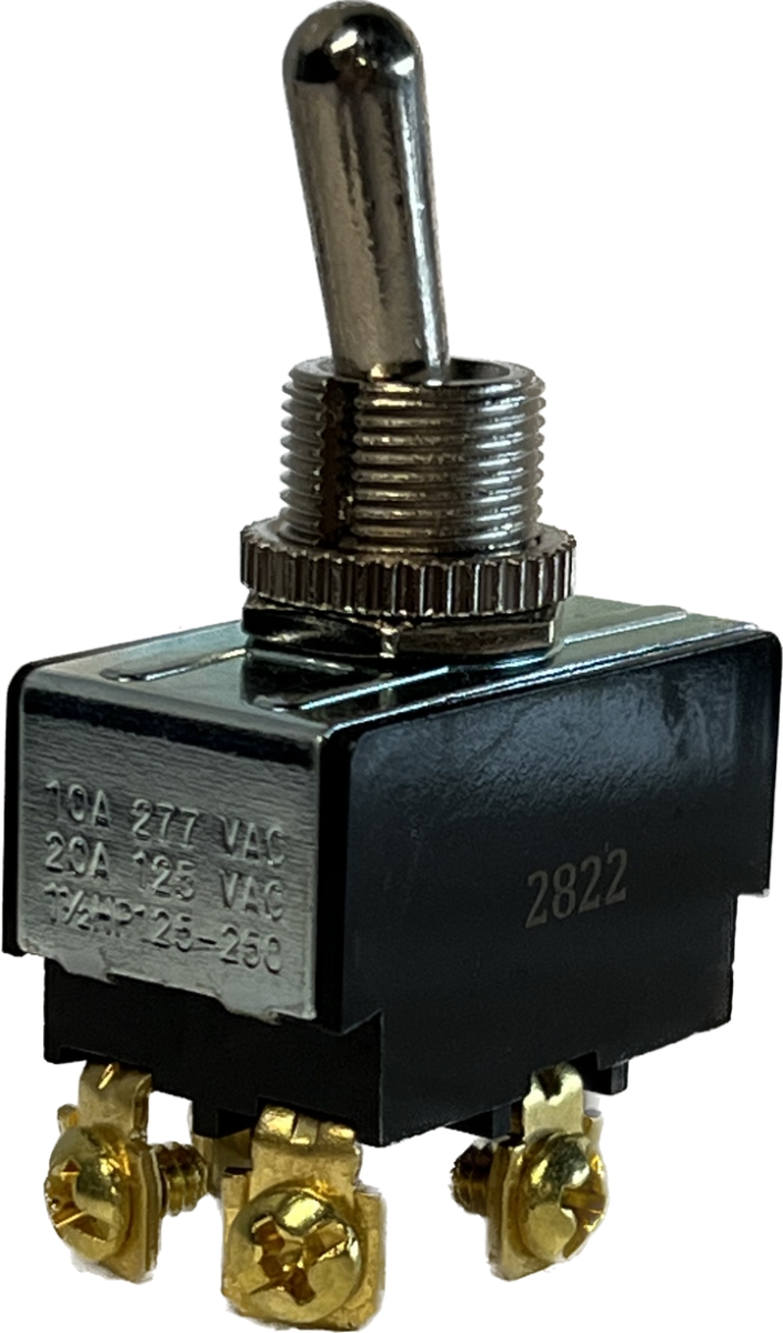 TS-703 Toggle Switches - DPST On-Off Screw Terminals 20A - 125VAC 10A - 250VAC