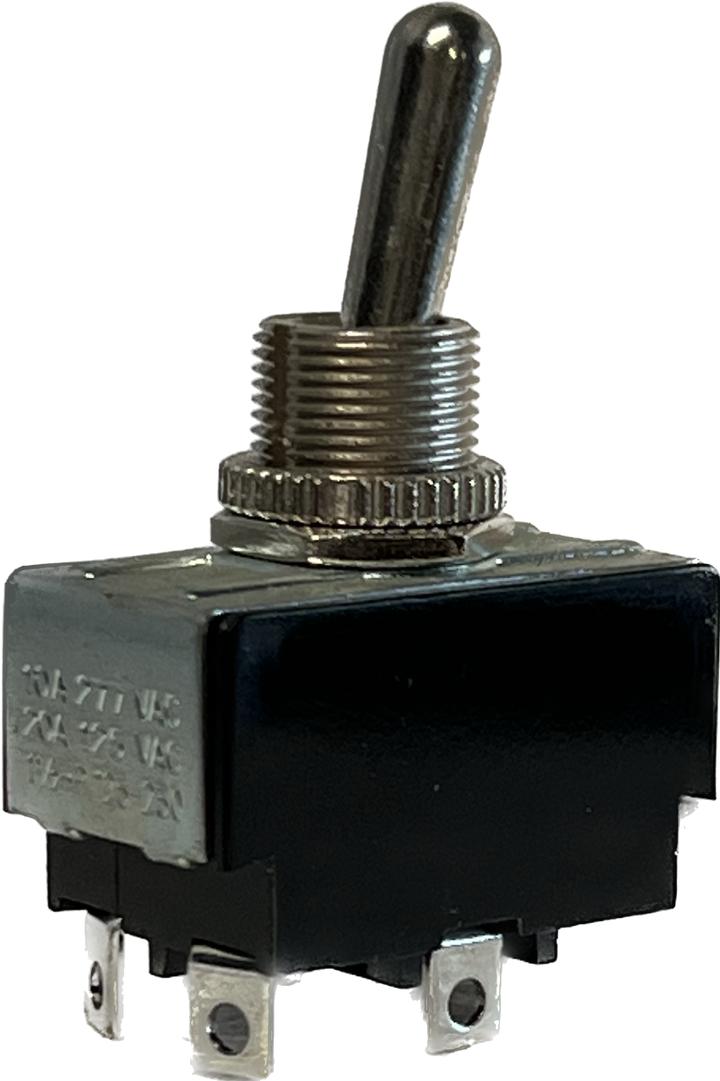 TS-723 Toggle Switches - DPST On-Off Solder Terminals - 20A - 125VAC 10A - 250VAC