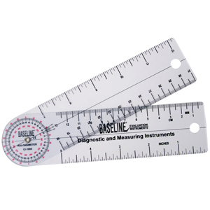 Picture of Baseline Baseline-12-1006-25 360 deg Head Rulongmeter Goniometer with 7 in. Arms - Pack of 25