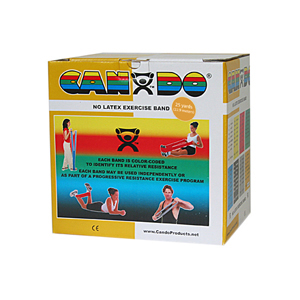 Picture of CanDo CanDo-10-5637 Latex Free Exercise Band&#44; 25 yards Roll - Gold&#44; 3X Heavy