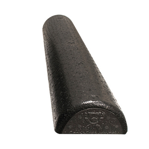 Picture of CanDo CanDo-30-2292 6 x 18 in. Foam Composite Extra Firm Half Round Roller - Black