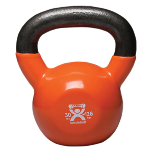 Picture of CanDo CanDo-10-3197 30 lbs Vinyl Coated Kettlebell&#44; Gold