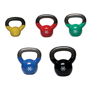 Picture of CanDo CanDo-10-3199 Vinyl Coated Kettlebell - Set of 5