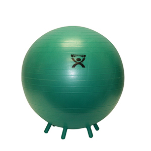 Picture of CanDo CanDo-30-1893 26 in. Inflatable Exercise Ball with Stability Feet - Green