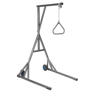 Picture of Drive Medical Drive-Medical-13039SV Heavy Duty Trapeze with Base & Wheels - Silver Vein