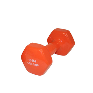 Picture of CanDo CanDo-10-0559-1 10 lbs Vinyl Coated Dumbbell&#44; Orange