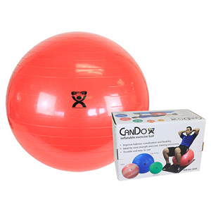 Picture of CanDo CanDo-30-1804B 30 in. Inflatable Exercise Ball - Red