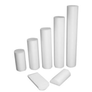 Picture of CanDo CanDo-30-2106 3 x 36 in. PE Foam Slim Round Roller - White