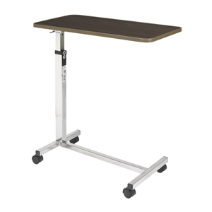 Picture of Drive Medical Drive-Medical-13008 Tilt Top Overbed Table, Walnut