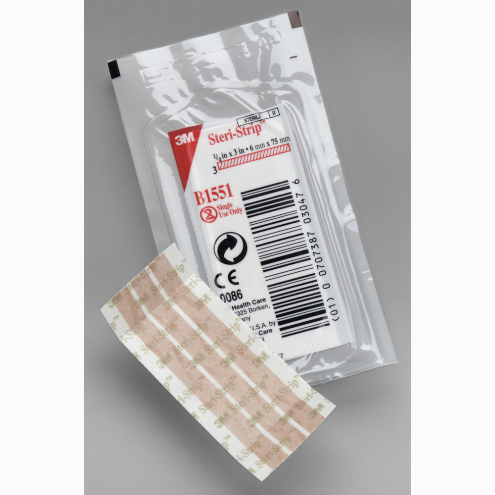 Picture of 3M 3M-B1551-EA Steri-Strip Blend Tone Skin Closures - Light Brown&#44; Tan & Nude