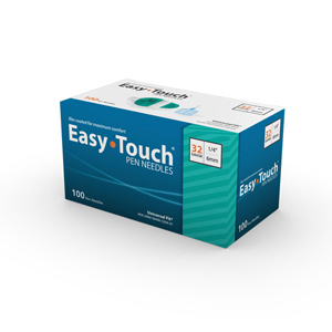 Picture of MHC Medical Products MHC-832041 0.25 in. Easy Touch 32 gauge Pen Needles&#44; Pack of 100