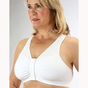 Picture of Classique-800-WHT-S Post Mastectomy Fashion Bra - White&#44; Small