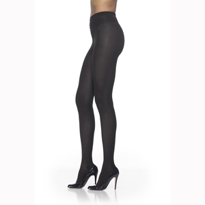Picture of Sigvaris-841MLLW99 15-20 mmHg Soft Opaque Maternity Pantyhose - Black&#44; Large Long