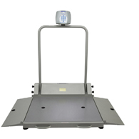 Picture of Health O Meter HealthOMeter-2610KL-BT 2610KL Wheelchair Scale with Bluetooth - 1000 lbs